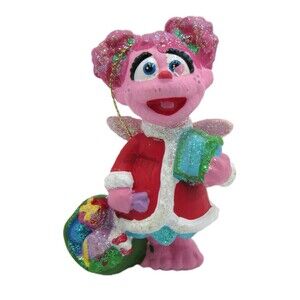 Hallmark Sesame Street Abby Holiday Christmas Tree Hanging Ornament READ